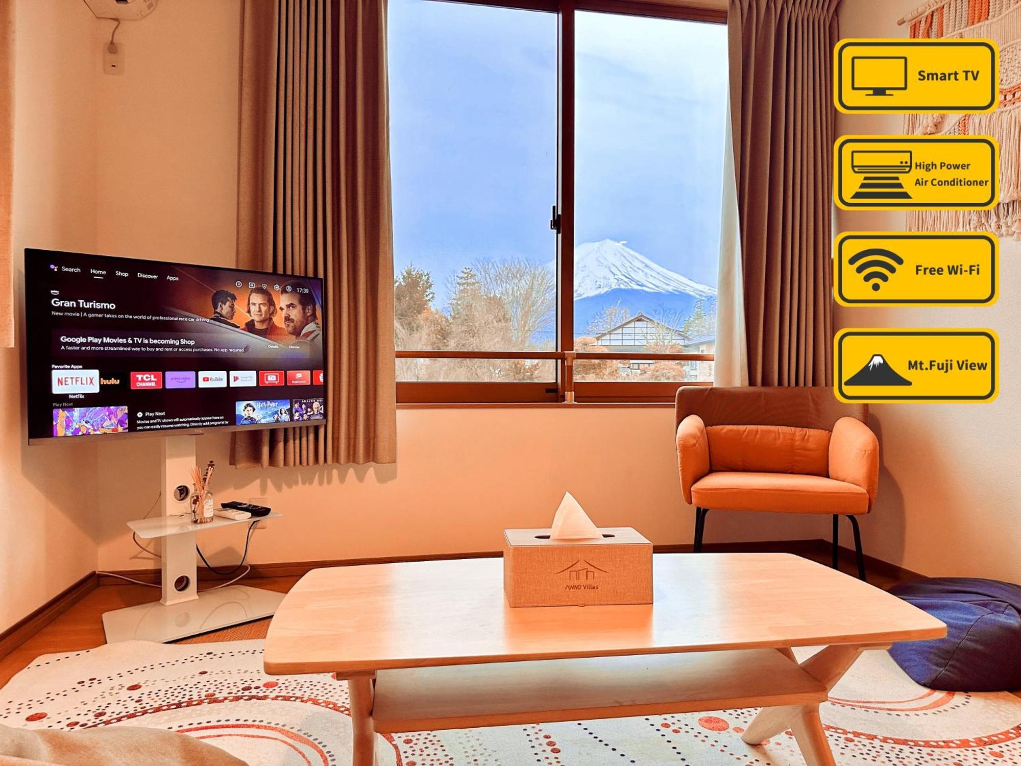 ヴィラ山間堂grandvilla Mt Fuji View Bbq Bonfire Annovillas Sankando 후지카와구치코 외부 사진