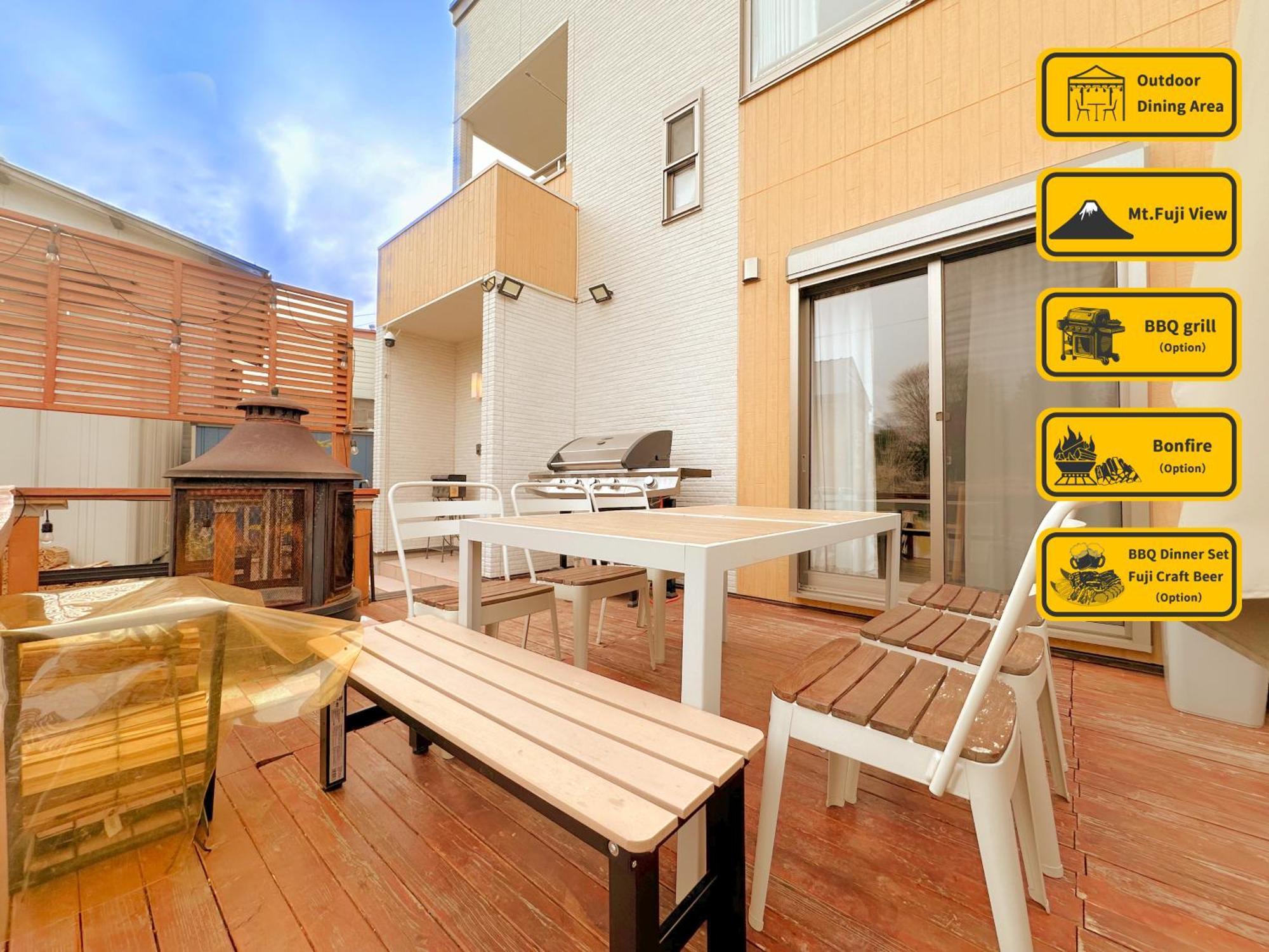 ヴィラ山間堂grandvilla Mt Fuji View Bbq Bonfire Annovillas Sankando 후지카와구치코 외부 사진